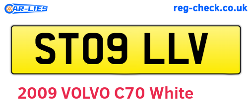 ST09LLV are the vehicle registration plates.