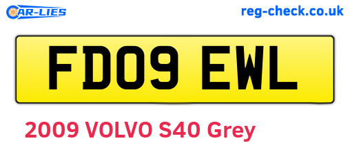 FD09EWL are the vehicle registration plates.