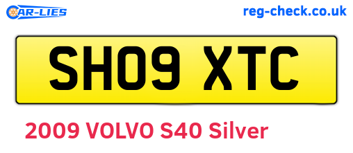 SH09XTC are the vehicle registration plates.