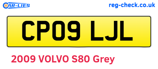 CP09LJL are the vehicle registration plates.