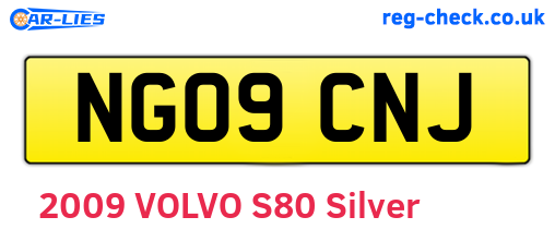 NG09CNJ are the vehicle registration plates.