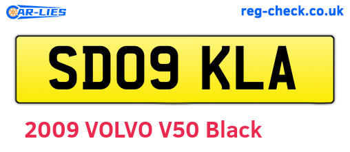SD09KLA are the vehicle registration plates.