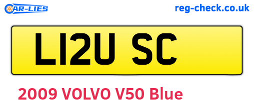 L12USC are the vehicle registration plates.