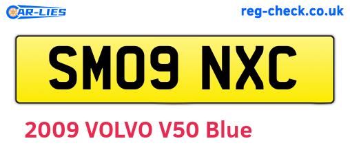 SM09NXC are the vehicle registration plates.