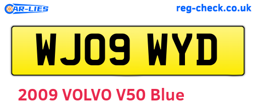 WJ09WYD are the vehicle registration plates.