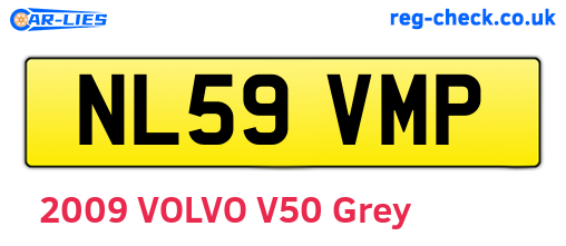 NL59VMP are the vehicle registration plates.