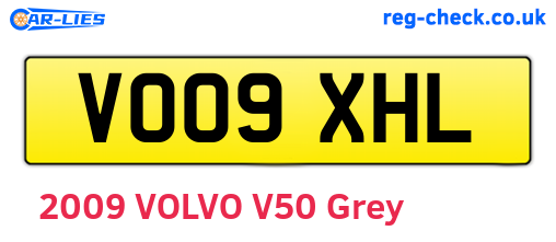 VO09XHL are the vehicle registration plates.