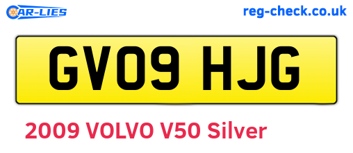 GV09HJG are the vehicle registration plates.