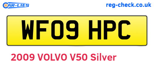 WF09HPC are the vehicle registration plates.