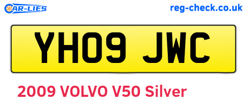 YH09JWC are the vehicle registration plates.