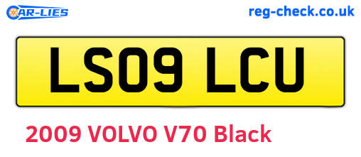 LS09LCU are the vehicle registration plates.