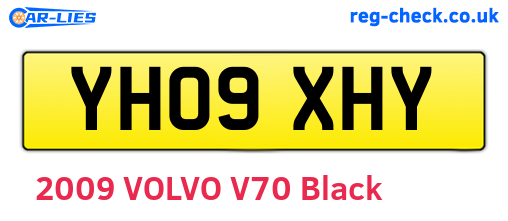 YH09XHY are the vehicle registration plates.