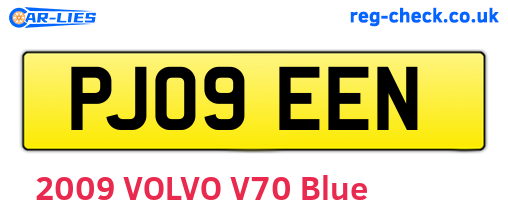 PJ09EEN are the vehicle registration plates.