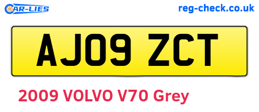 AJ09ZCT are the vehicle registration plates.