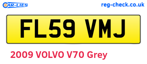 FL59VMJ are the vehicle registration plates.