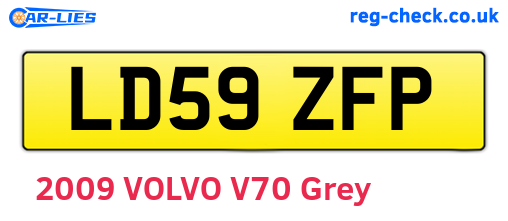 LD59ZFP are the vehicle registration plates.