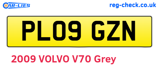 PL09GZN are the vehicle registration plates.