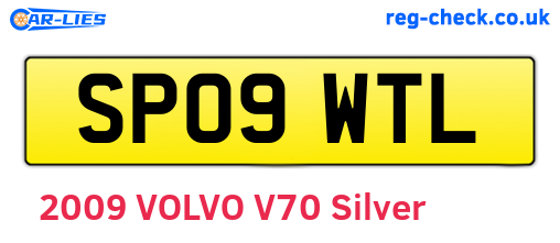 SP09WTL are the vehicle registration plates.