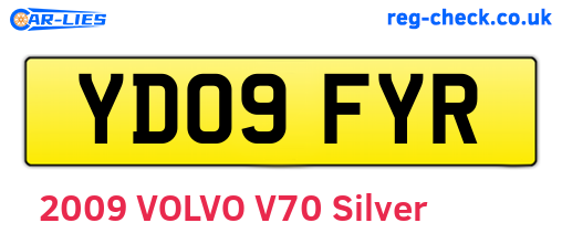 YD09FYR are the vehicle registration plates.