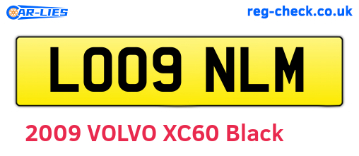 LO09NLM are the vehicle registration plates.