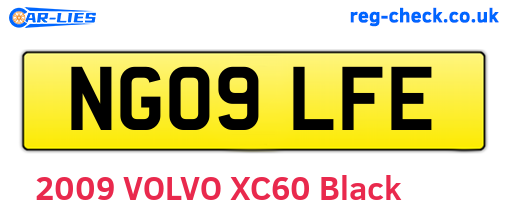 NG09LFE are the vehicle registration plates.