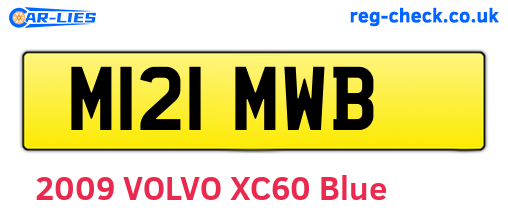 M121MWB are the vehicle registration plates.
