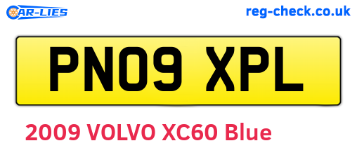 PN09XPL are the vehicle registration plates.