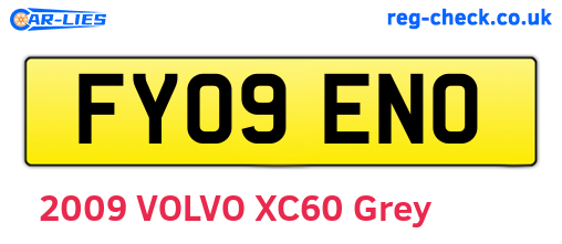 FY09ENO are the vehicle registration plates.