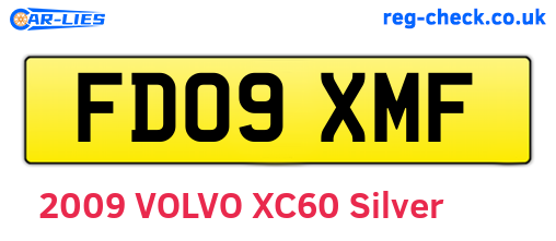 FD09XMF are the vehicle registration plates.