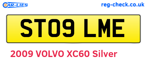 ST09LME are the vehicle registration plates.