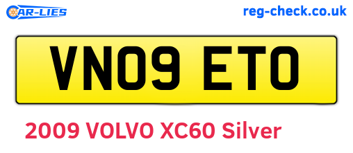 VN09ETO are the vehicle registration plates.