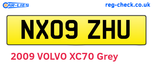 NX09ZHU are the vehicle registration plates.