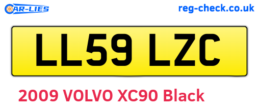 LL59LZC are the vehicle registration plates.