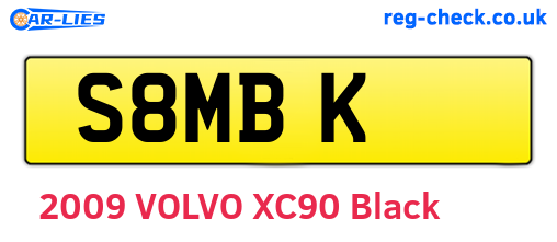 S8MBK are the vehicle registration plates.