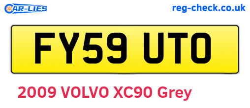 FY59UTO are the vehicle registration plates.
