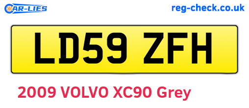 LD59ZFH are the vehicle registration plates.