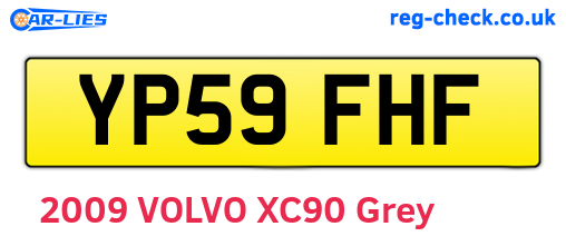 YP59FHF are the vehicle registration plates.