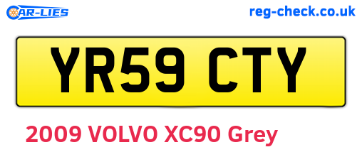 YR59CTY are the vehicle registration plates.