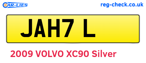 JAH7L are the vehicle registration plates.