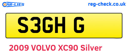 S3GHG are the vehicle registration plates.