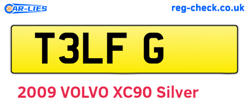 T3LFG are the vehicle registration plates.