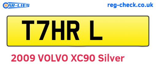 T7HRL are the vehicle registration plates.
