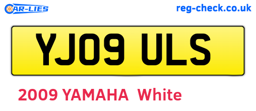 YJ09ULS are the vehicle registration plates.
