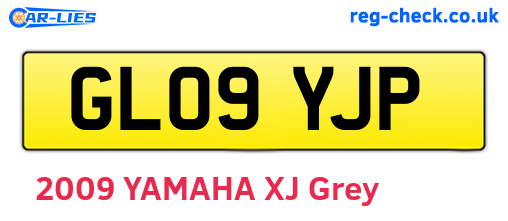 GL09YJP are the vehicle registration plates.