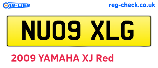 NU09XLG are the vehicle registration plates.