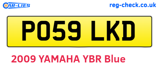 PO59LKD are the vehicle registration plates.