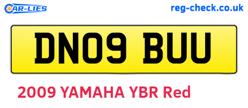 DN09BUU are the vehicle registration plates.