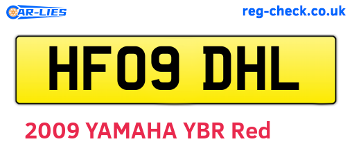 HF09DHL are the vehicle registration plates.