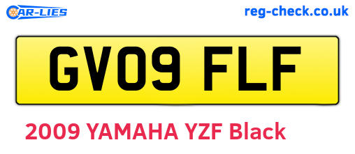 GV09FLF are the vehicle registration plates.