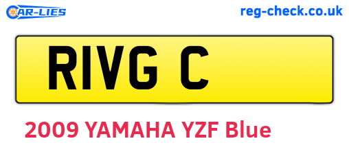 R1VGC are the vehicle registration plates.